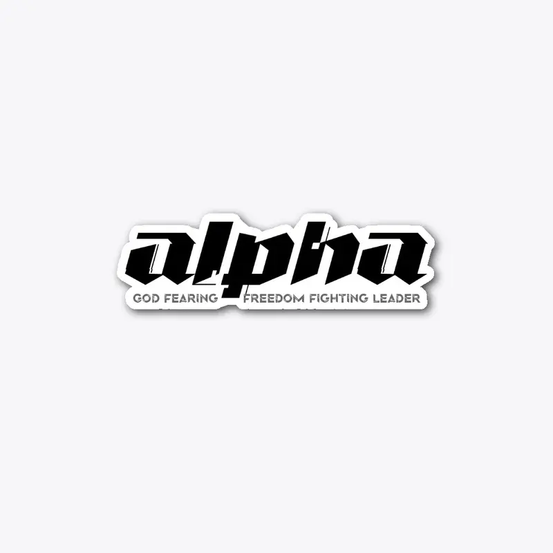 ALPHA - decal