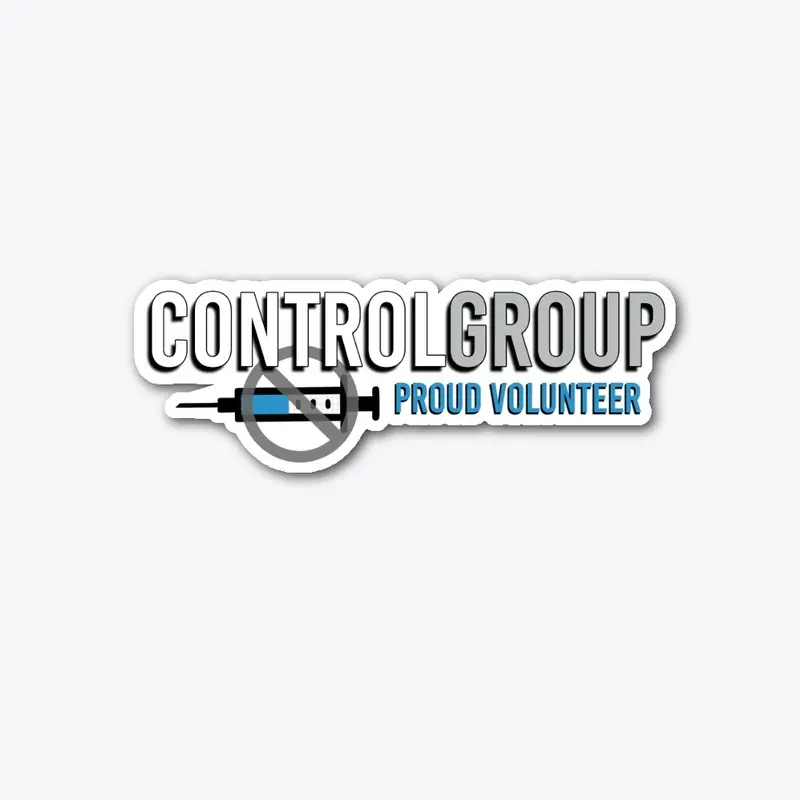 Control Group Volunteer - decal